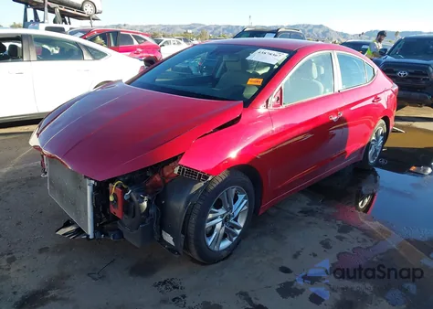 2019 Hyundai Elantra Sel from USA, damaged, VIN KMHD84LF6KU781339